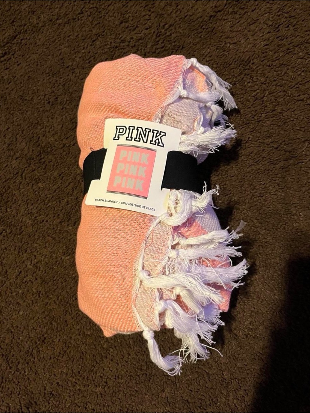 PINK Victoria's Secret Beach Blanket - Pink